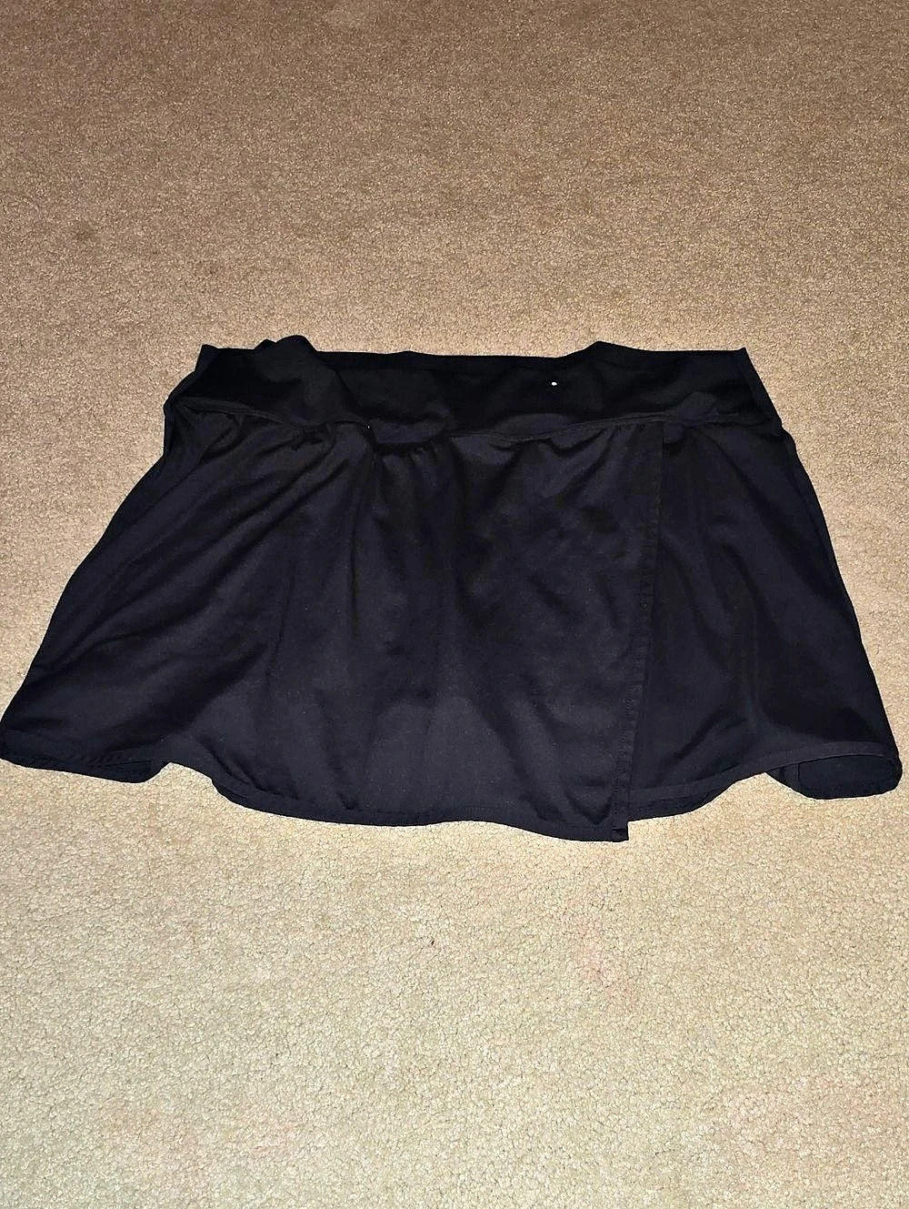 Old Navy PowerSoft High-Rise Go-Dry Skort Athletic Shorts Black 2X